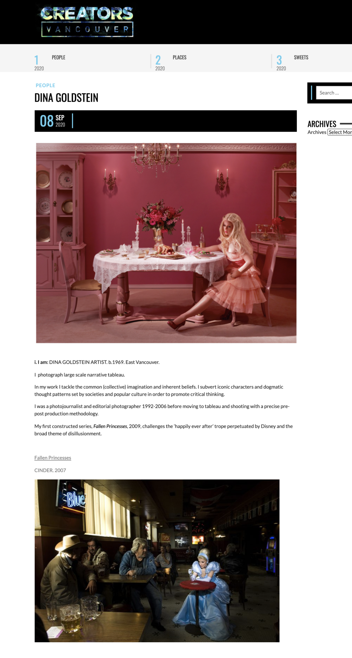 Dina Goldstein Artist Interview with Creators Vancouver