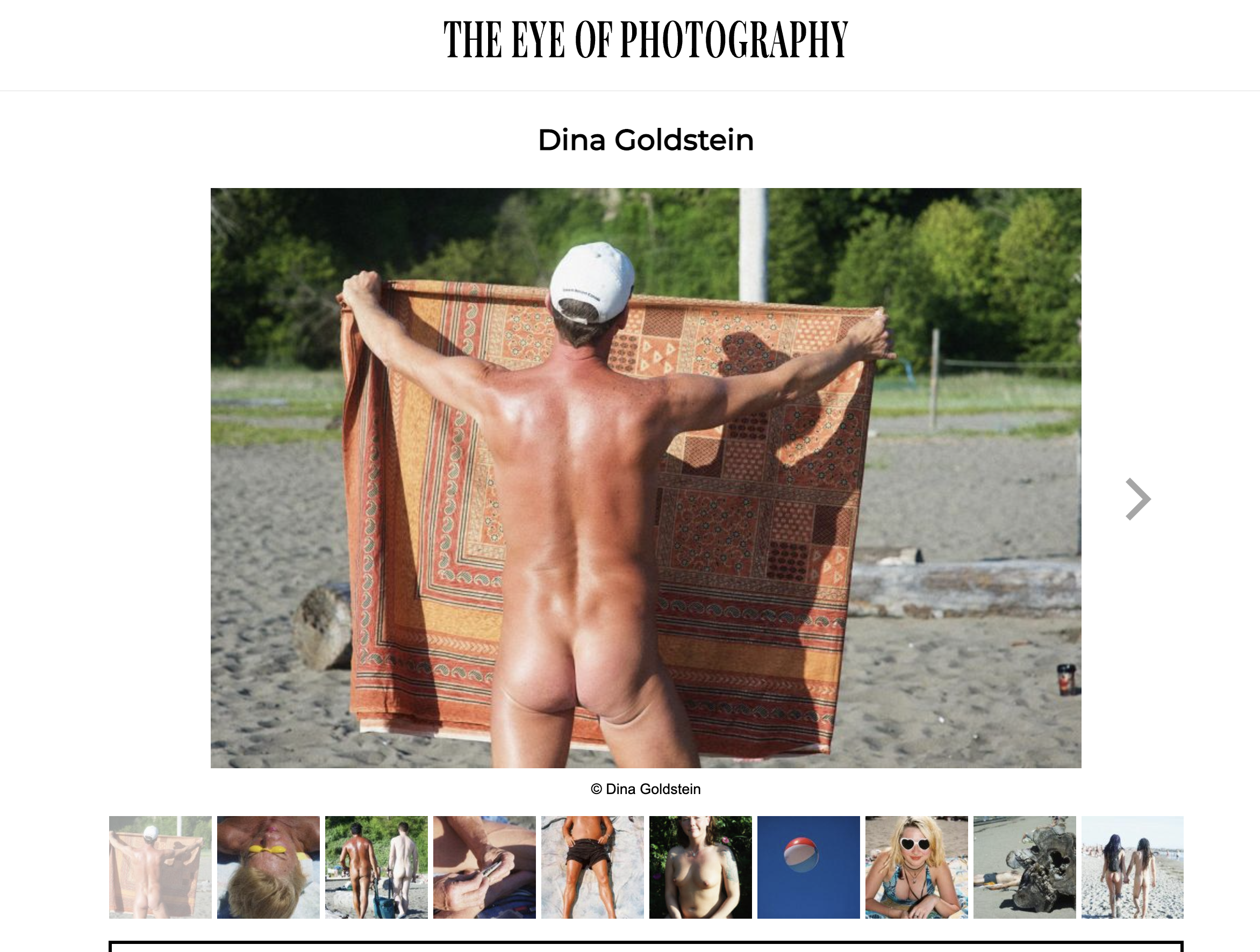 Vancouver Beaches Project by Photographer Dina Goldstein The eye of photography